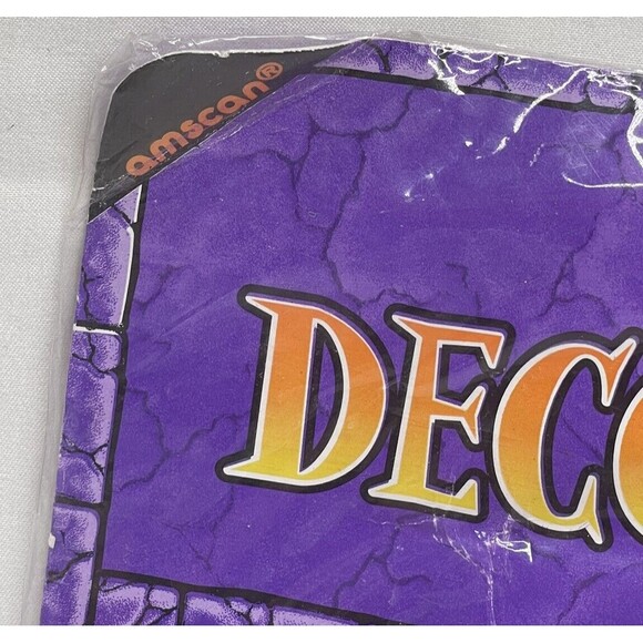 Vintage Amscam 8 Eight Halloween DieCut Ephemera Paper Fall Decor Witch Skeleton - Picture 2 of 12